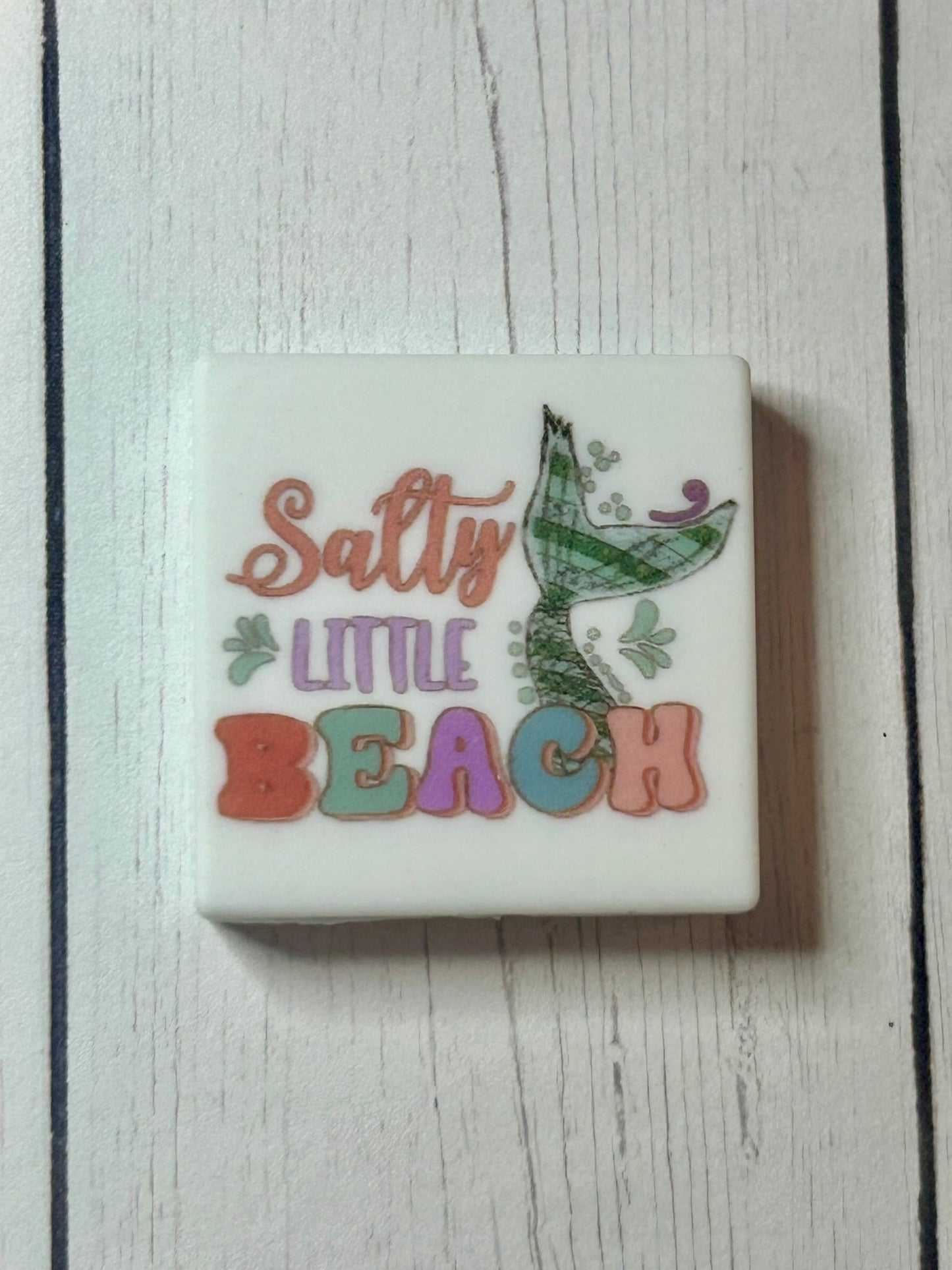 "Salty Little Beach" Focal Bead