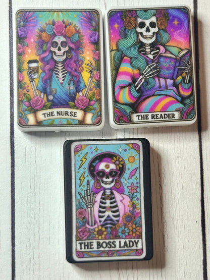 Tarot Card 8 Focal Bead