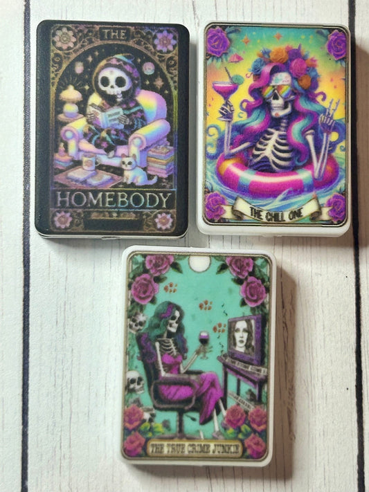 Tarot Card 9 Focal Bead