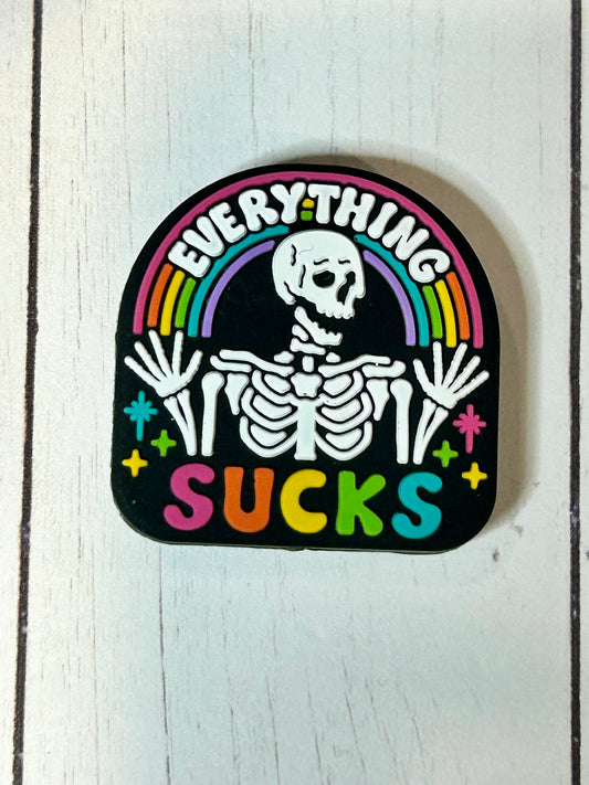 "Everything Sucks" Focal Bead
