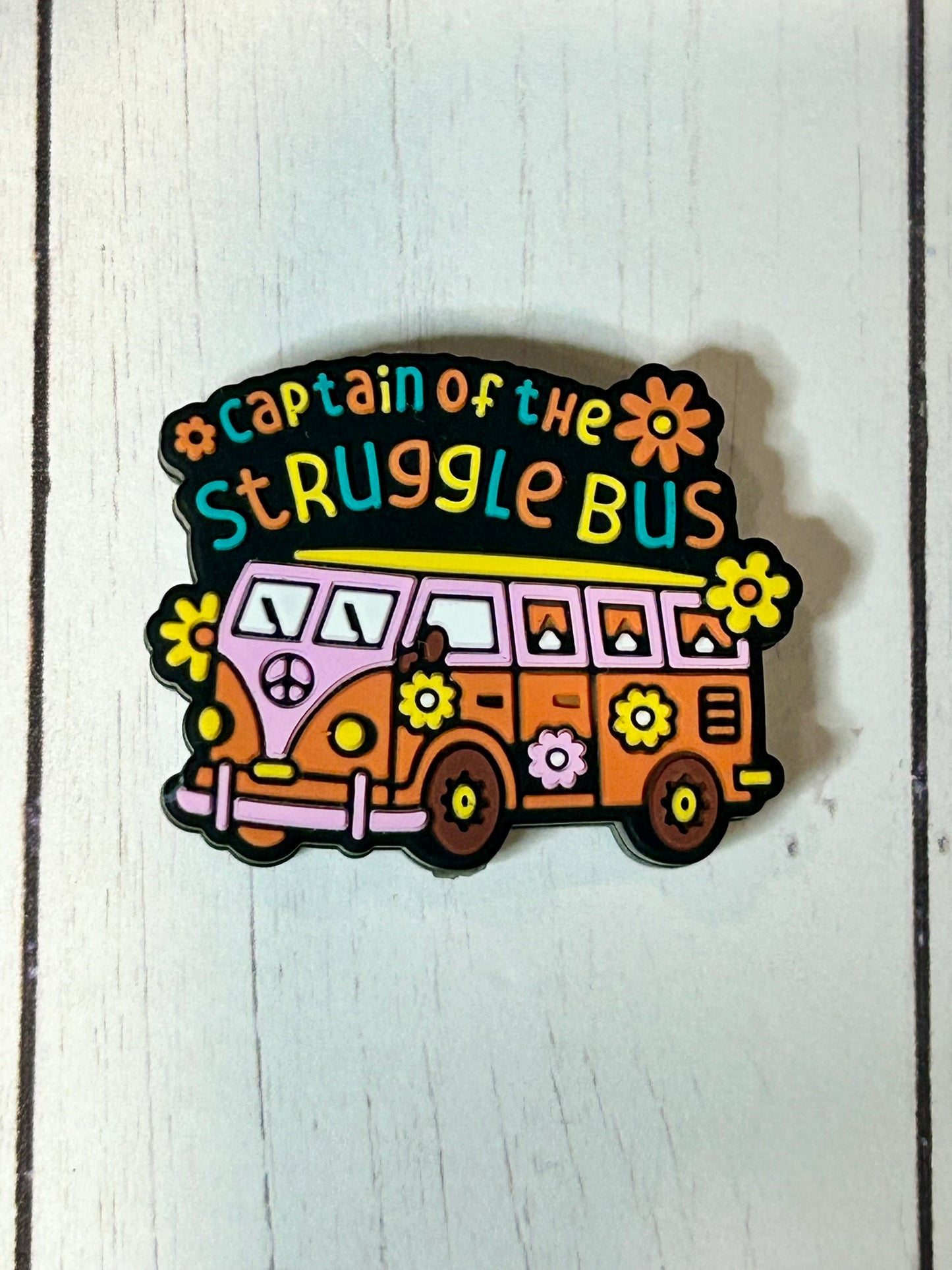 "Captain of The Struggle Bus" Focal Bead
