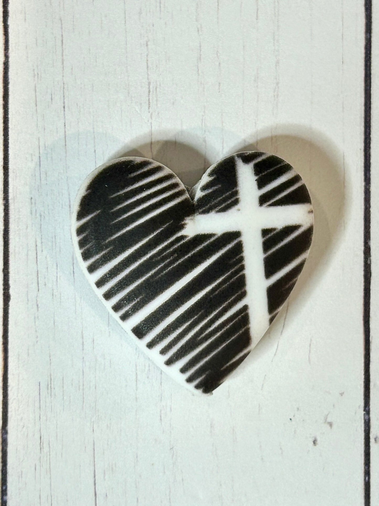 Heart Faith Focal Bead