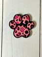 Leopard Paw Print Focal Bead