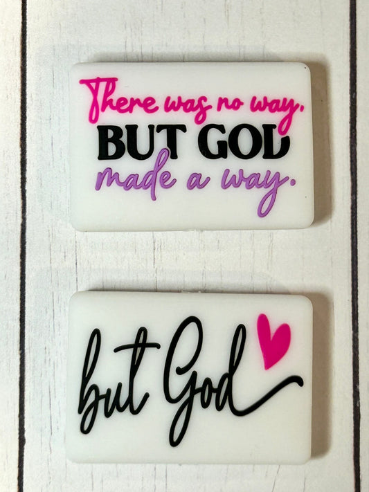 "There Was No Way, Buy God Made A Way" Focal Bead