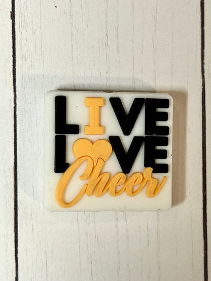 Cheerleading Focal Bead
