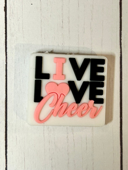 Cheerleading Focal Bead