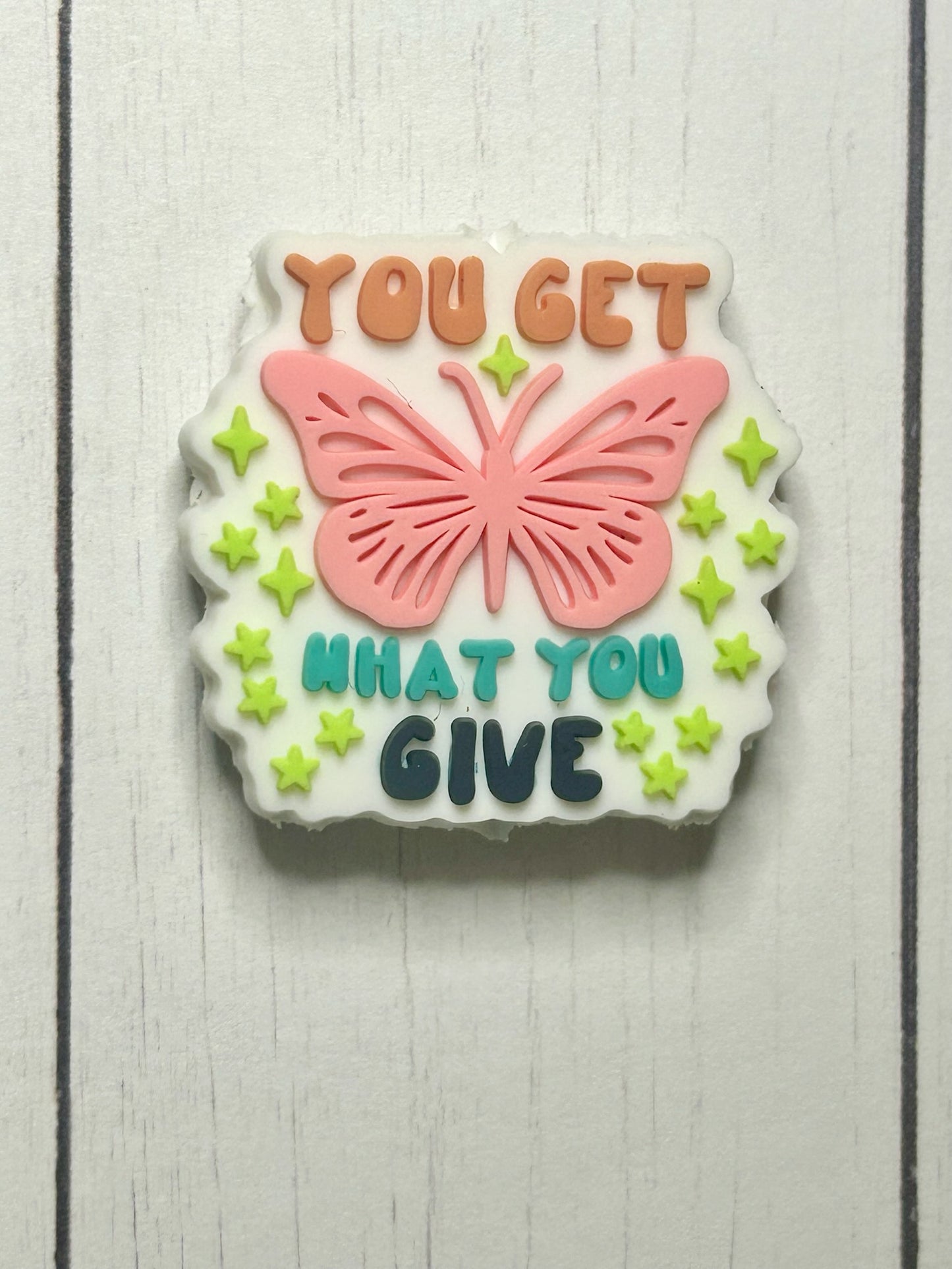 "You Get What You Give" Focal Bead