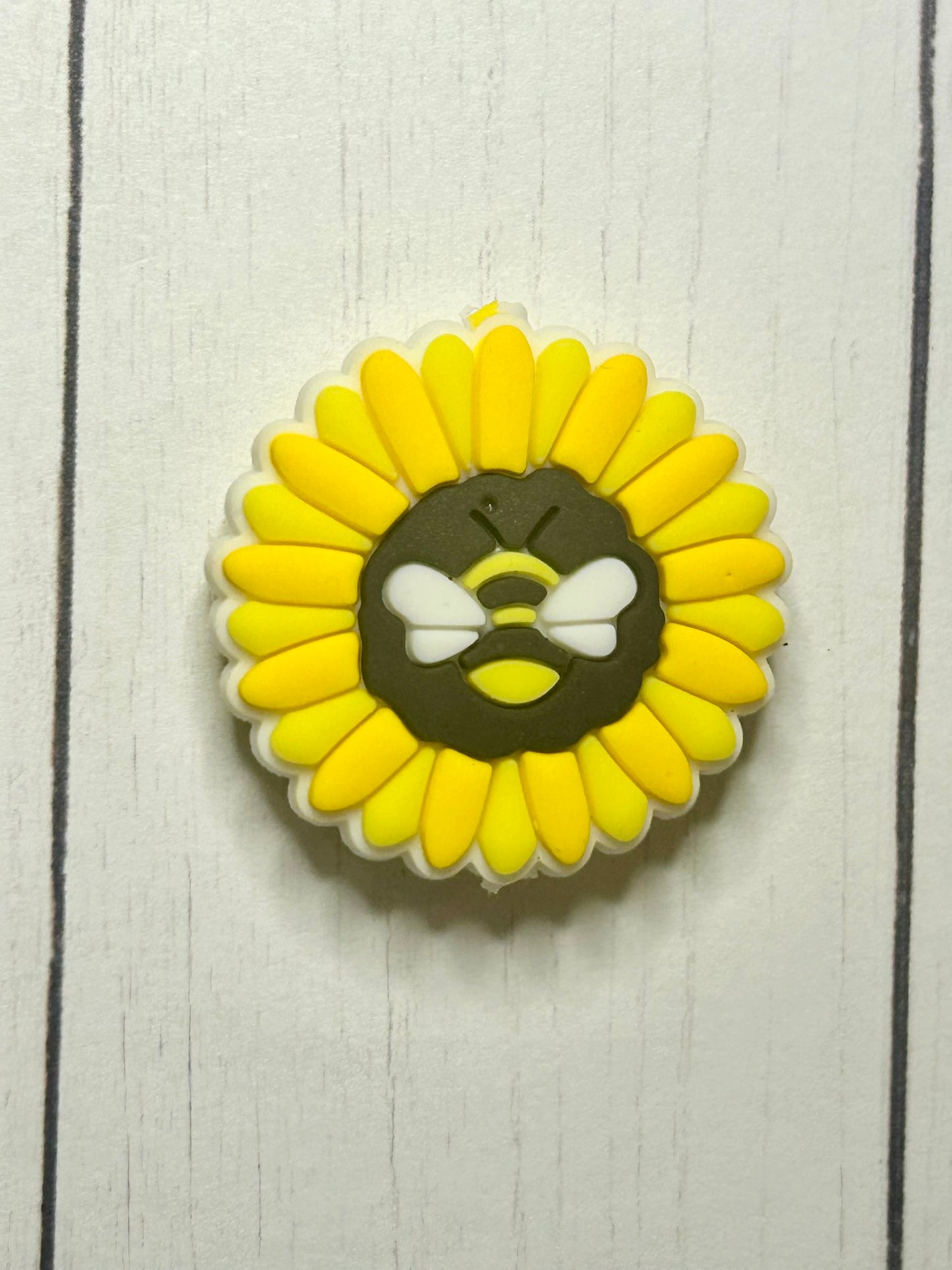 Bee Sunflower Focal Bead