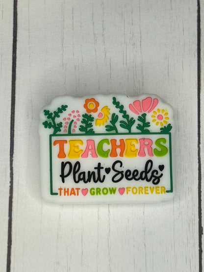 "Teachers Plant Seeds" Focal Bead