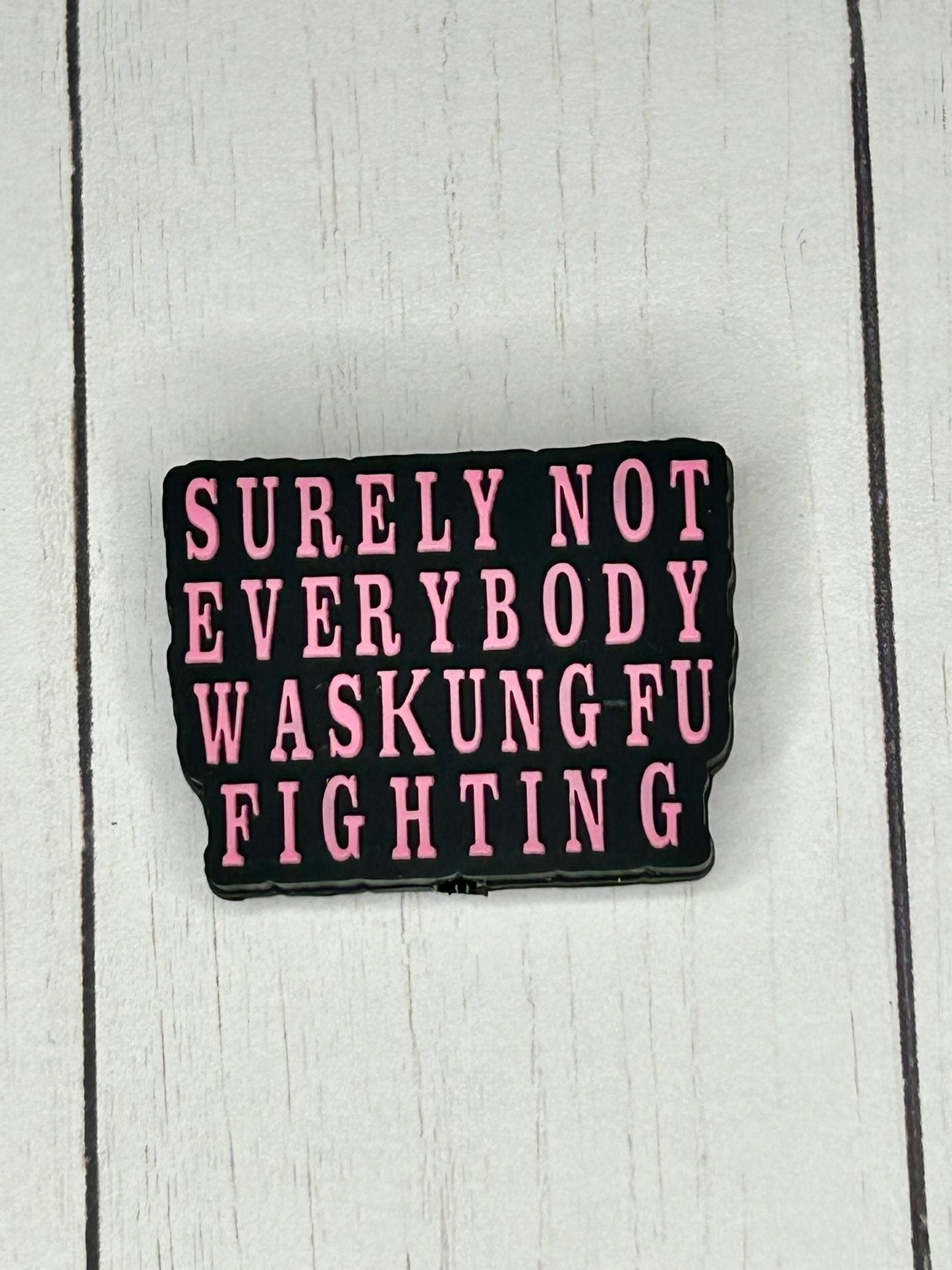 "Surely Not Everybody Was Kung Fu Fighting" Focal Bead