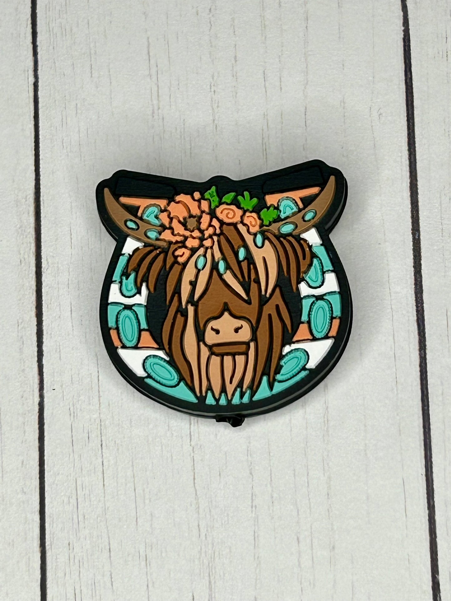 Highland Cow Focal Bead