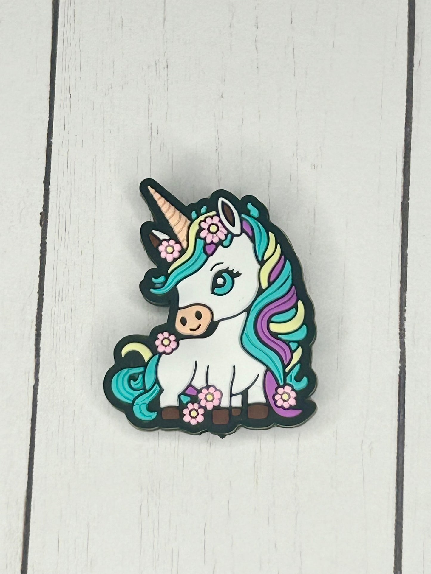 Pastel Unicorn Focal Bead