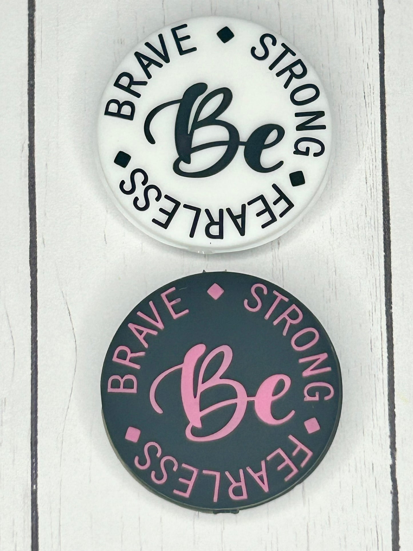 "Be Brave, Strong, Fearless" Focal Bead