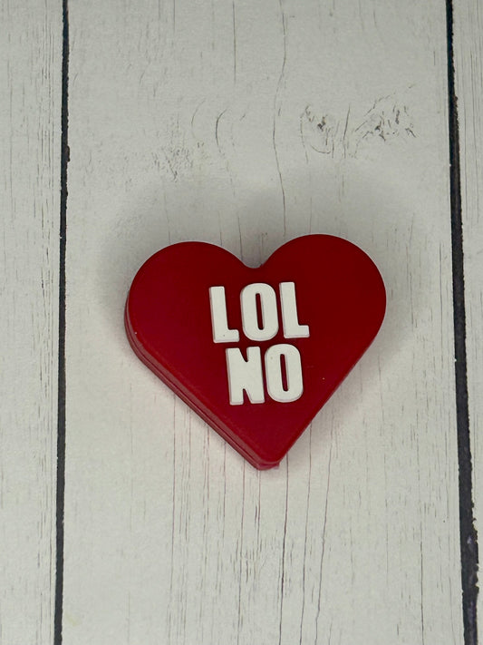"LOL No" Focal Bead