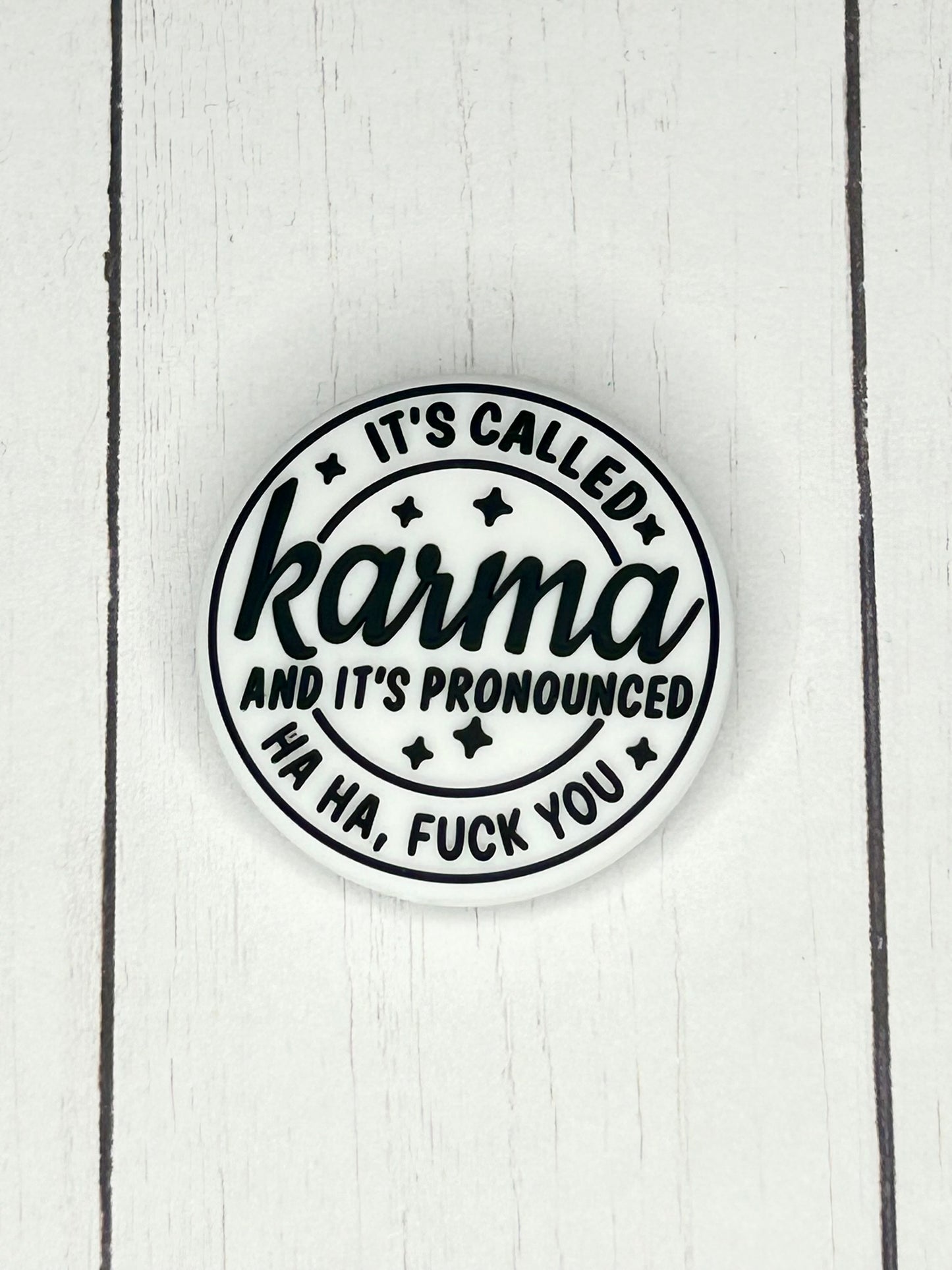 "It's Called Karma" Focal Bead