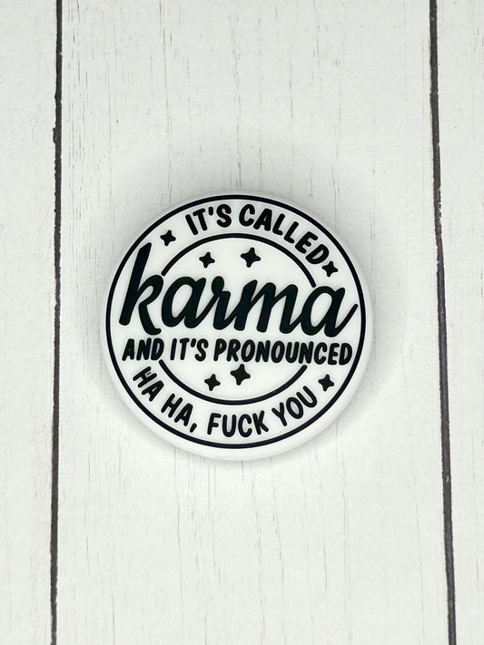 "It's Called Karma" Focal Bead