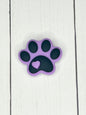 Pet Paw Print Focal Bead