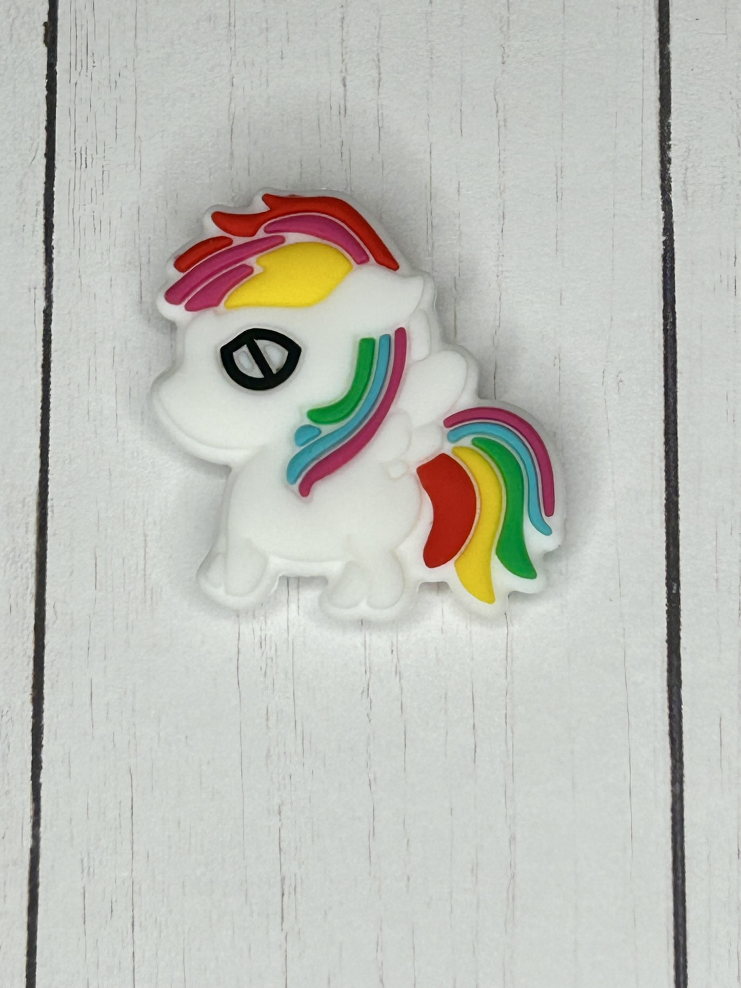 Rainbow Unicorn Focal Bead