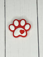 Pet Paw Print Focal Bead