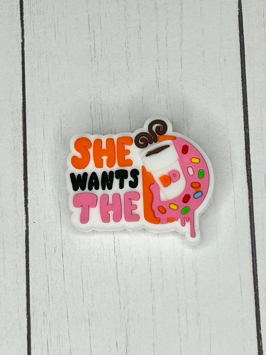 "She Wants The D" Focal Bead