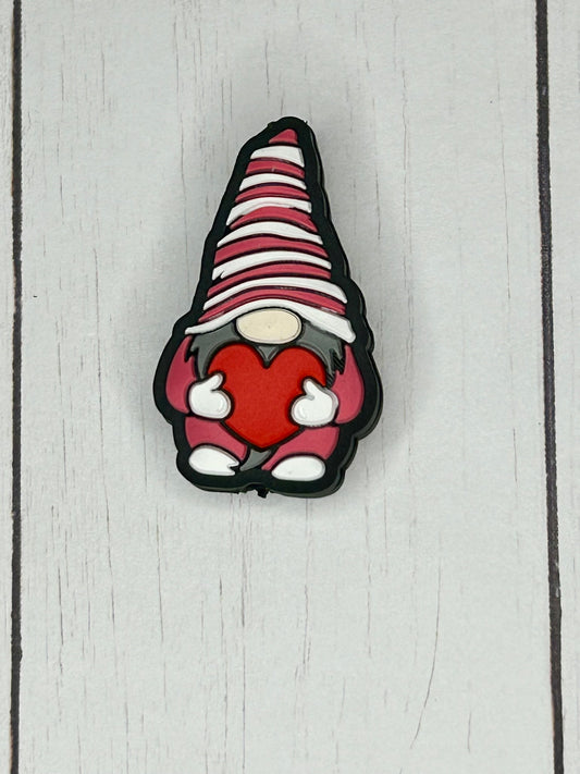 Valentine Gnome - Focal Bead