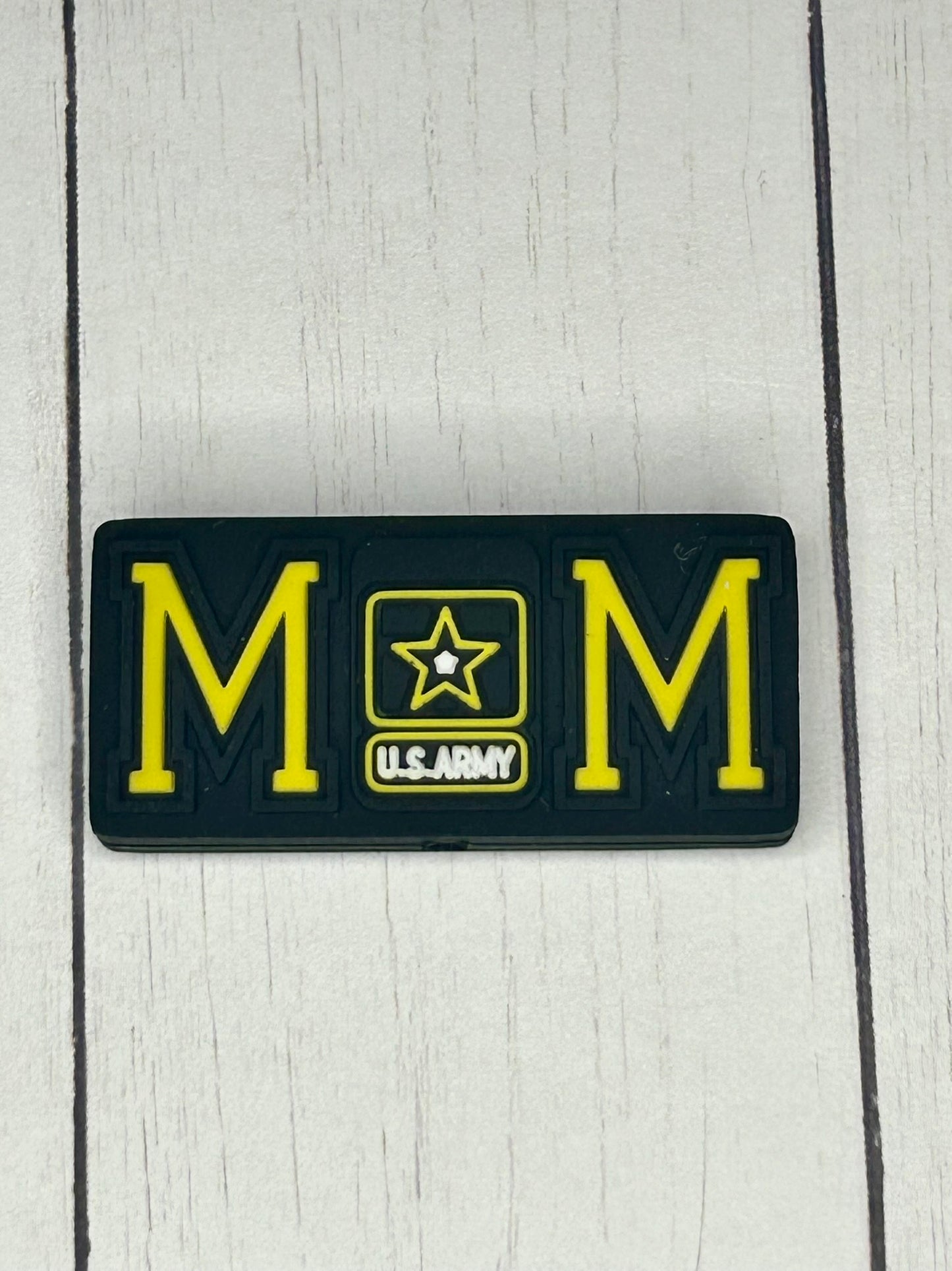 "Mom Military" Focal Bead