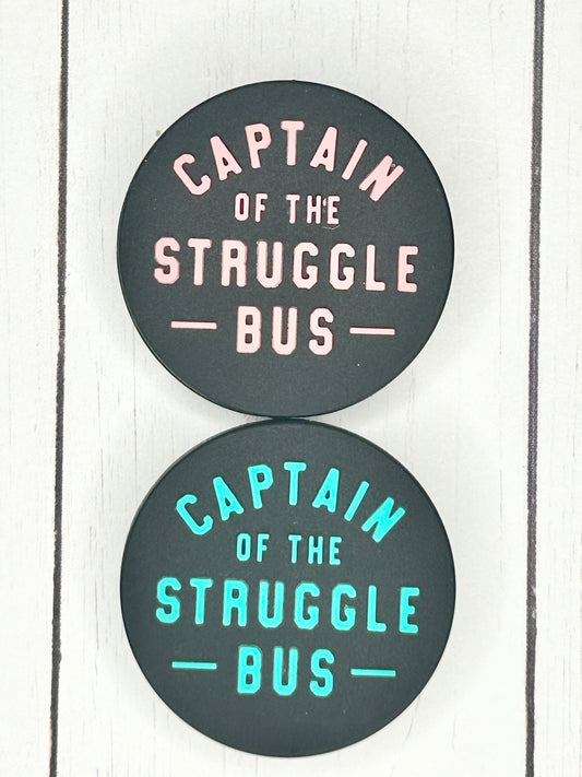 "Captain Of The Struggle Bus" Focal Bead