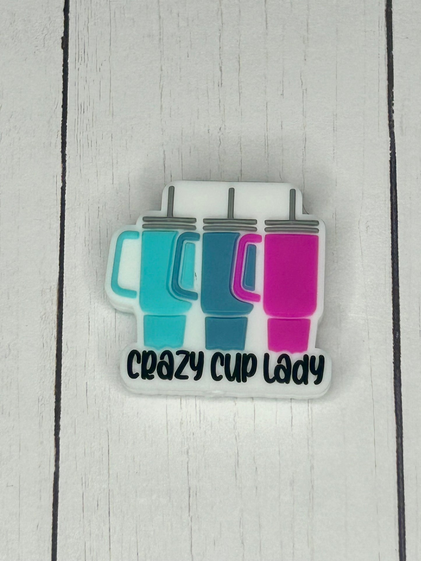 "Crazy Cup Lady" Focal Bead