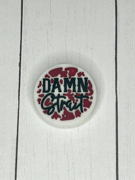"Damn Strait" Focal Bead