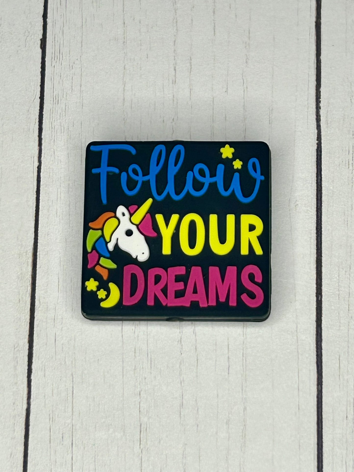 "Follow Your Dreams" Focal Bead