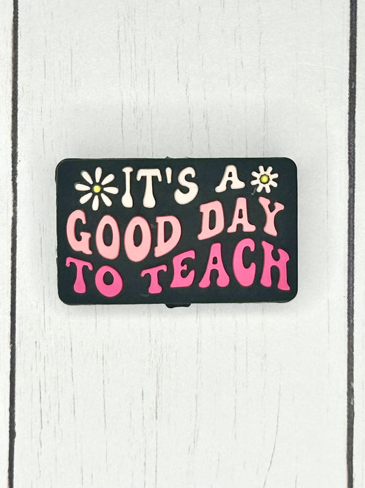 "It's A Good Day To Teach" Focal Bead