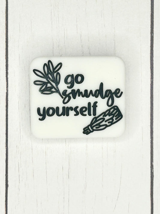 "Go Smudge Yourself" Focal Bead
