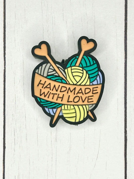 "Handmade With Love" Focal Bead