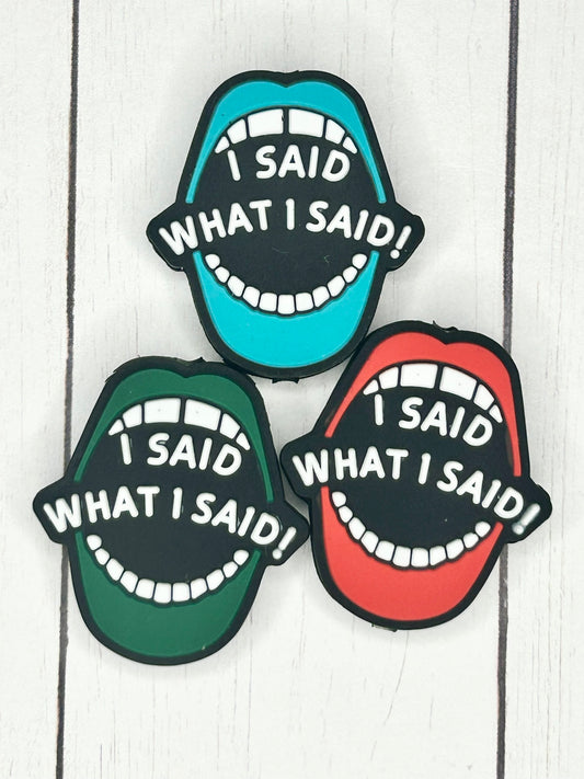 "I Said What I Said" Focal Bead