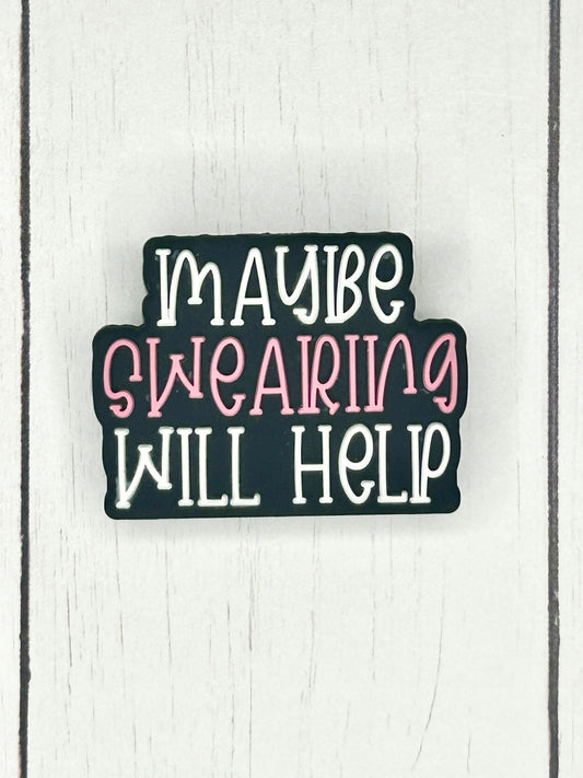 "Maybe Swearing Will Help" Focal Bead