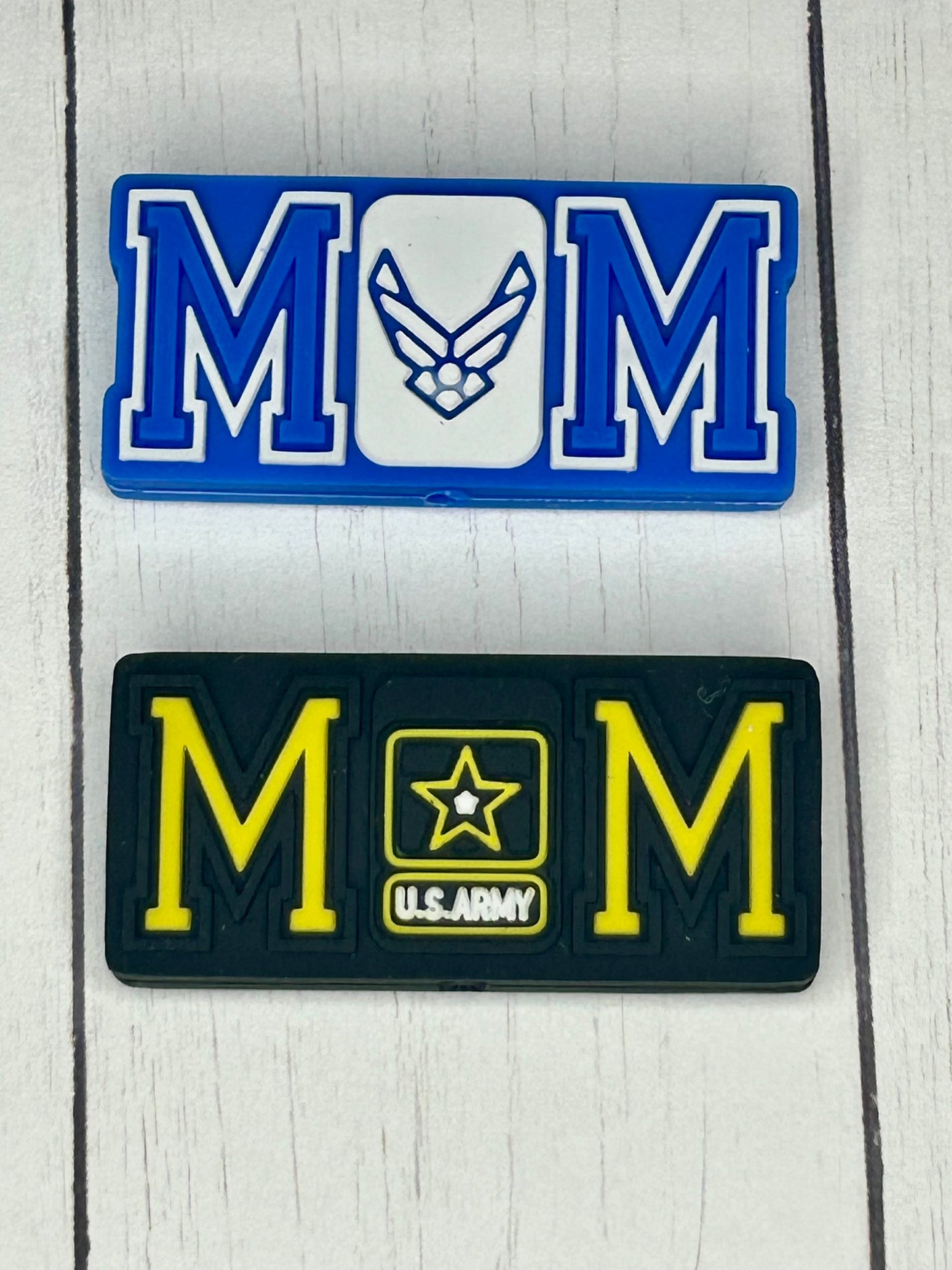 "Mom Military" Focal Bead