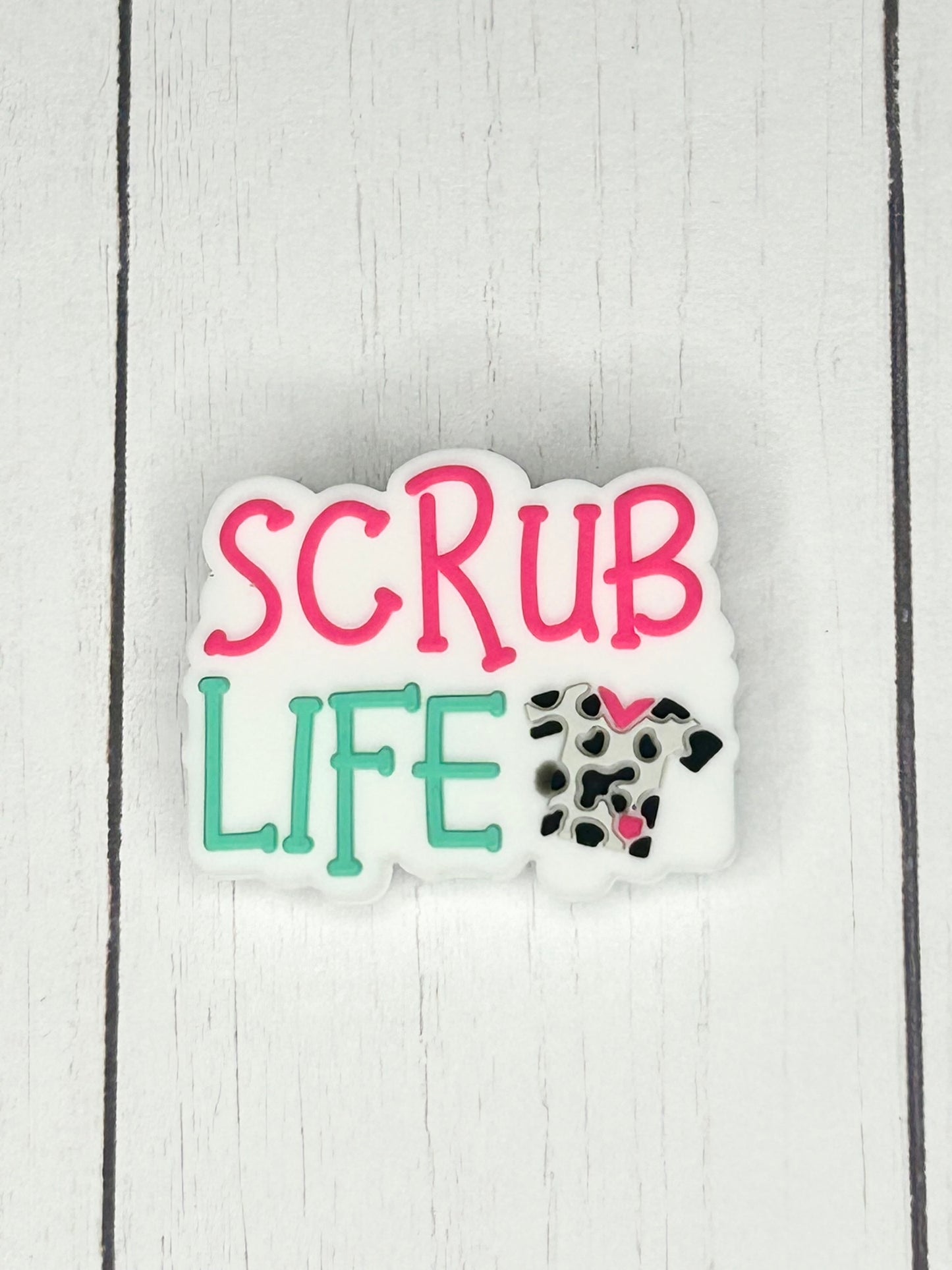 "Scrub Life" Focal Bead