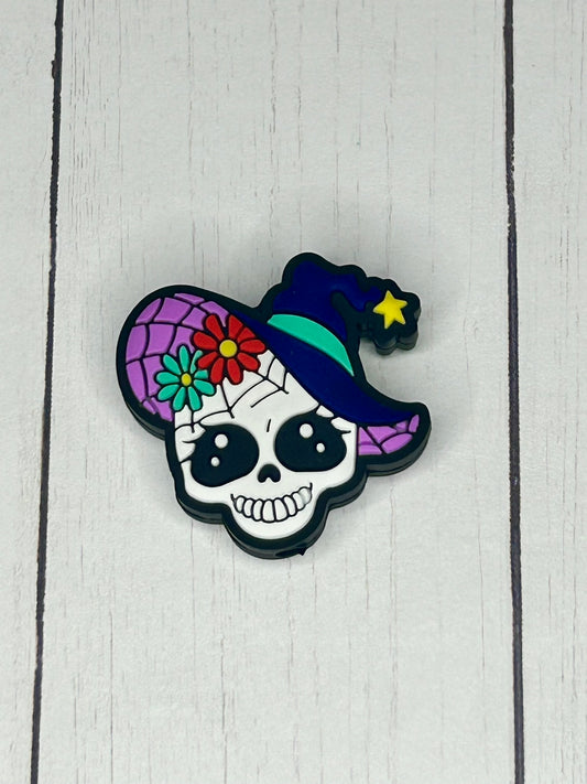 Skeleton Hat Focal Bead