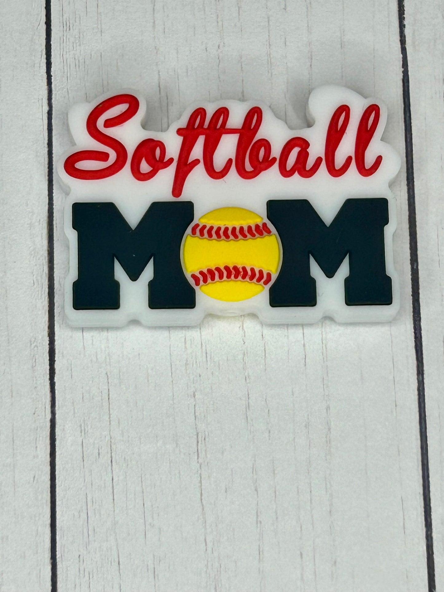 Softball Mom 2.0 Focal Bead