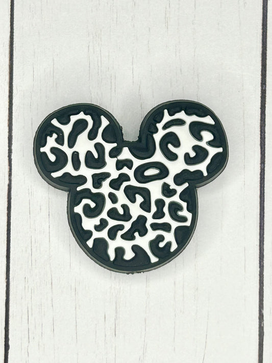 Mickey Leopard Head Focal Bead