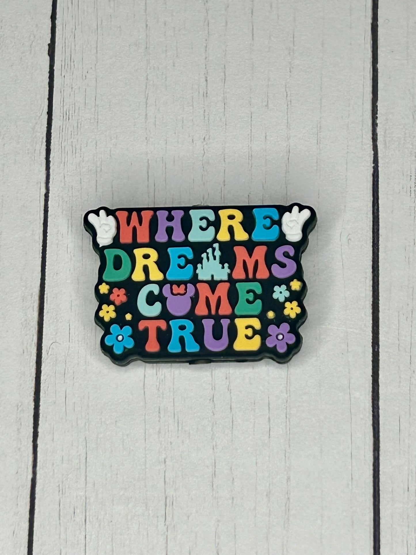 "Where Dreams Come True" Focal Bead