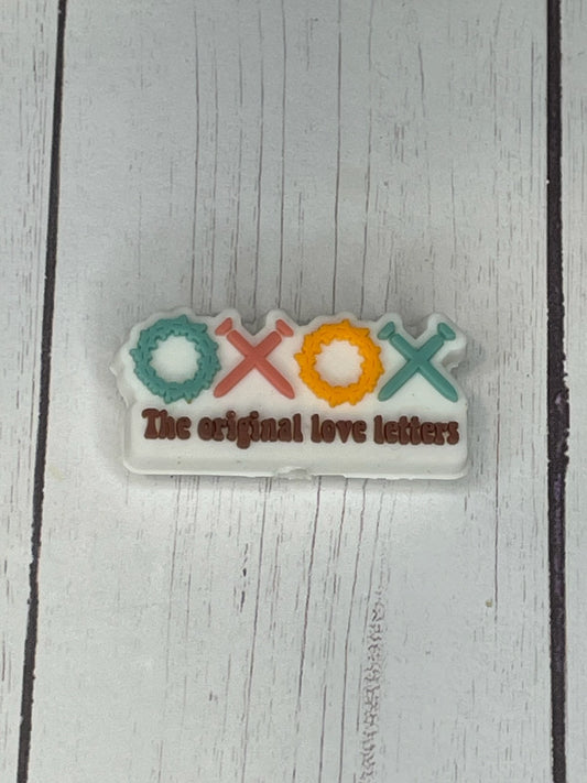 "XOXO/OXOX" - The Original Love Letter" Focal Bead